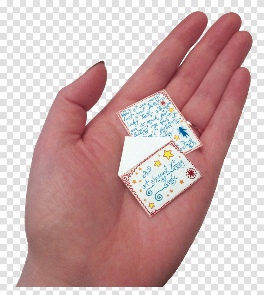 Tooth Fairy Tiny Letters From Tooth Fairy, Person, Human, Finger, Hand Transparent Png