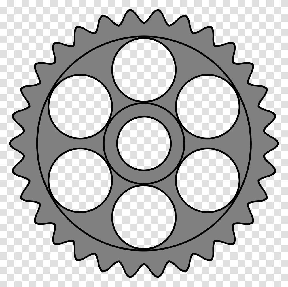 Tooth Gear With Circular Holes Clip Arts, Machine, Rug Transparent Png