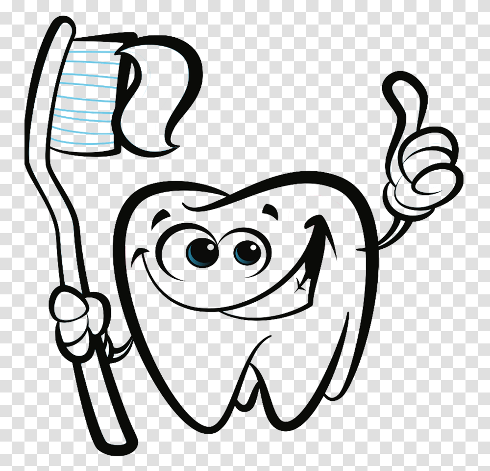 Tooth Outline Clipart Tooth Kids, Drawing, Doodle, Brush, Tool Transparent Png