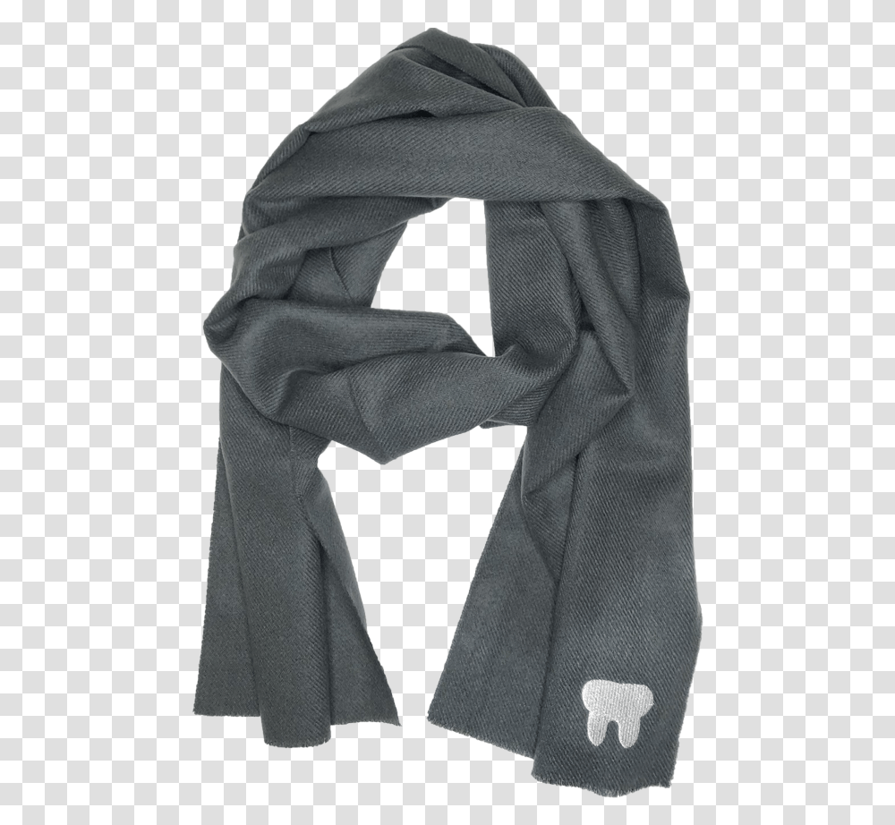 Tooth Scarf Scarf, Apparel, Stole, Person Transparent Png