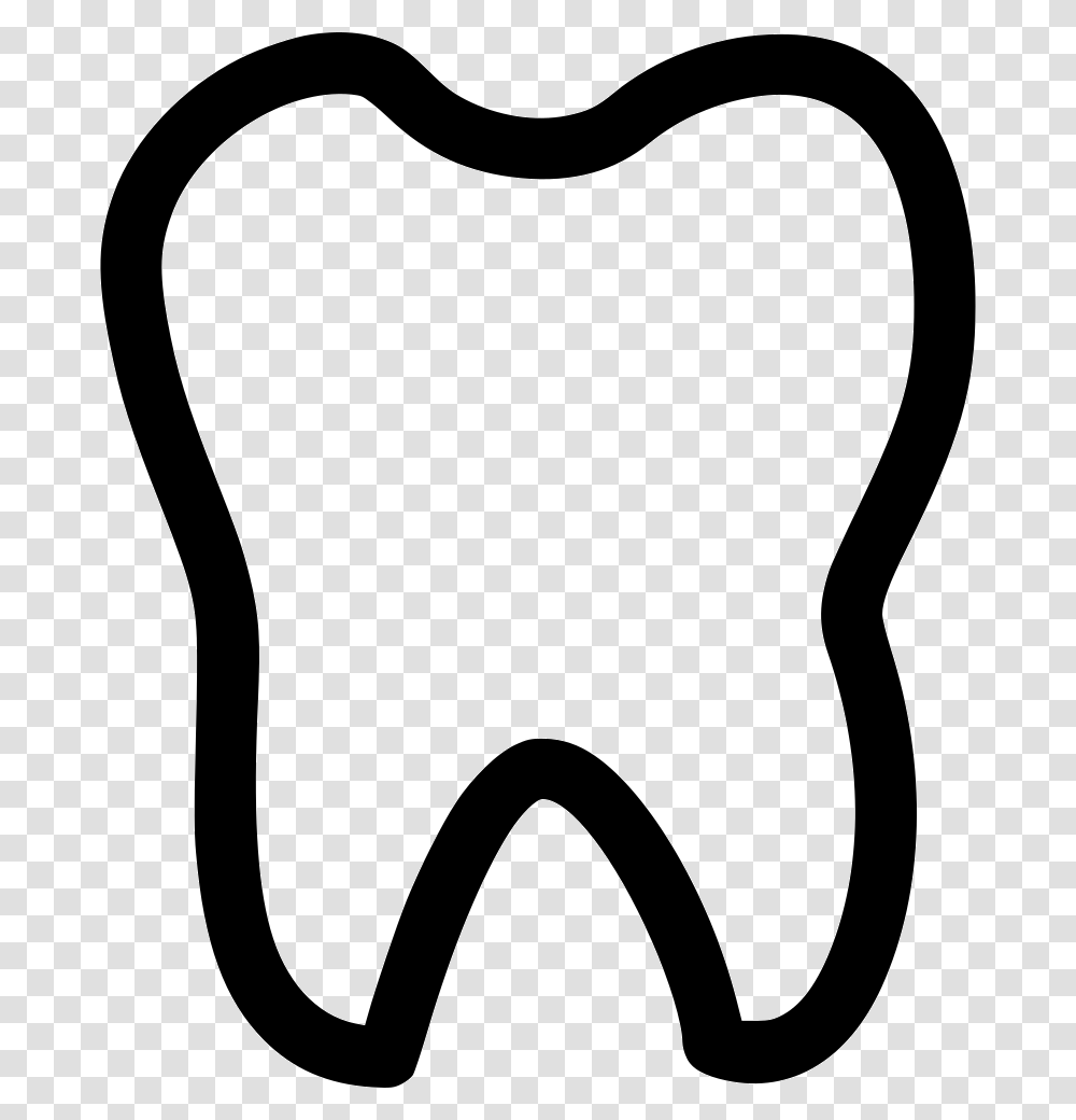 Tooth, Stencil, Label, Footprint Transparent Png