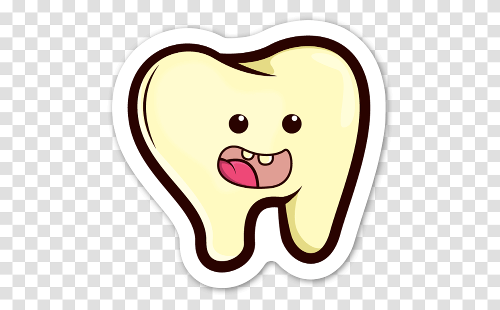 Tooth Sticker Tooth Clipart, Label, Sweets, Food Transparent Png