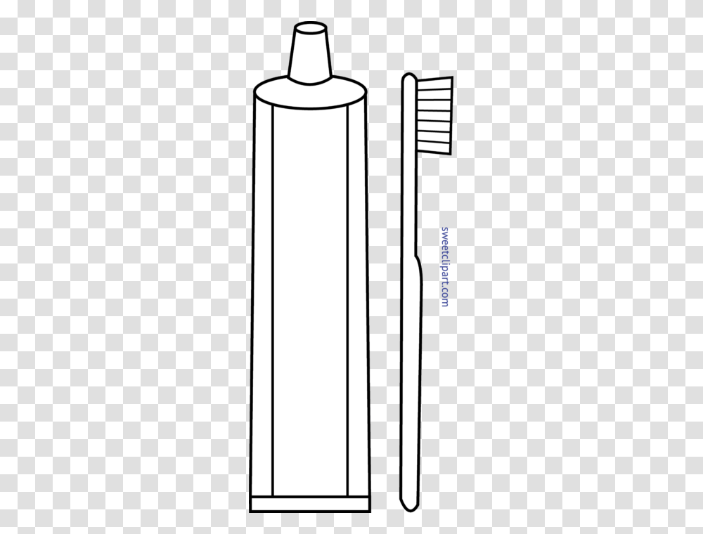 Toothbrush Toothpaste Lineart Clip Art, Prison, Cutlery, Lamp Transparent Png