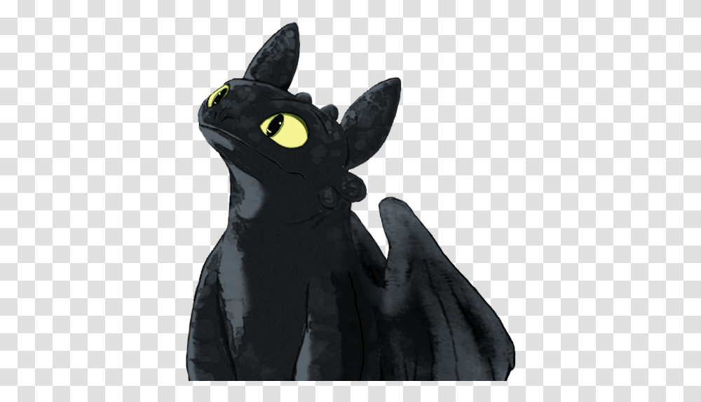 Toothless Image How To Train Your Dragon, Animal, Mammal, Black Cat, Pet Transparent Png