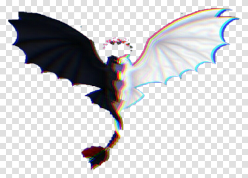 Toothless W Light Fury <3 Night And Light Fury Draw Light Fury And Toothless, Flying, Bird, Animal, Art Transparent Png