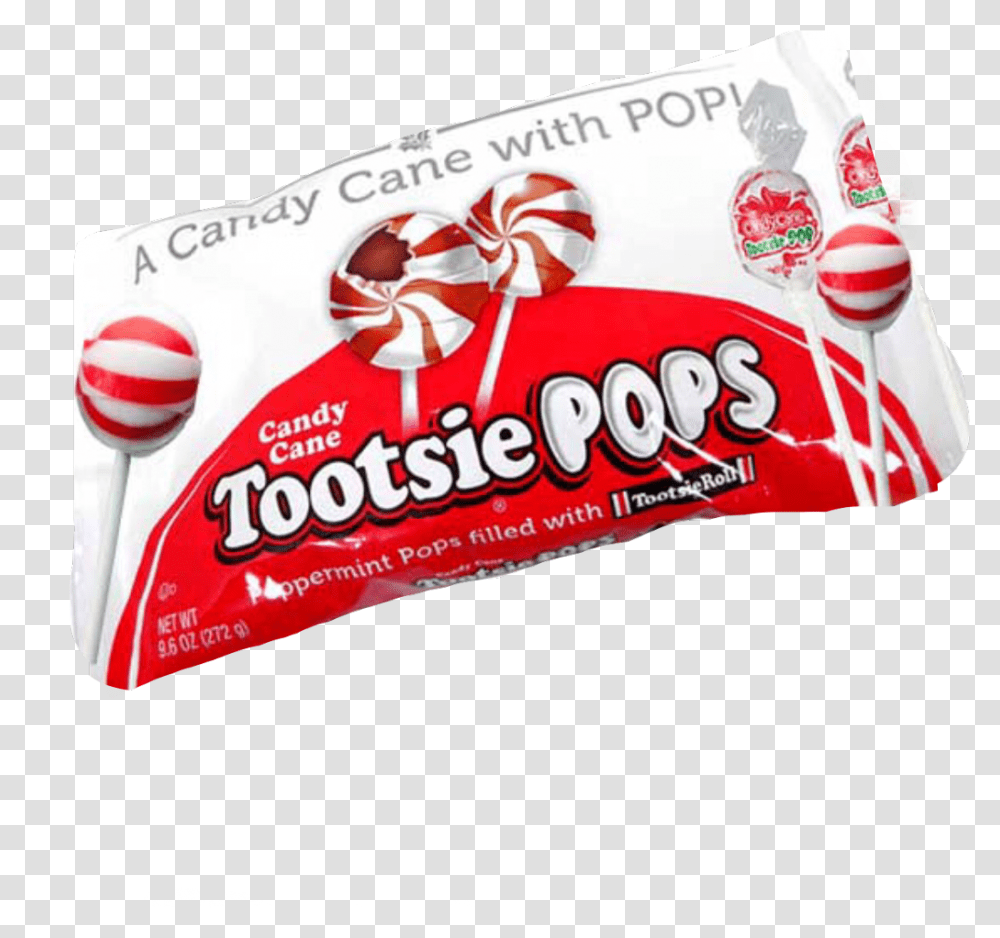 Tootsiepop Candycane Candy Cane Tootsie Pop, Sweets, Food, Confectionery, Snack Transparent Png