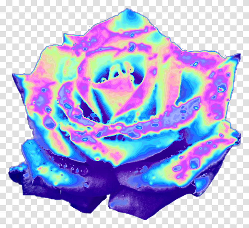 Top 10 Holographic Flowers These Stickers And So Much Aesthetic Blue Clipart Aesthetic, Birthday Cake, Dessert, Food, Crystal Transparent Png