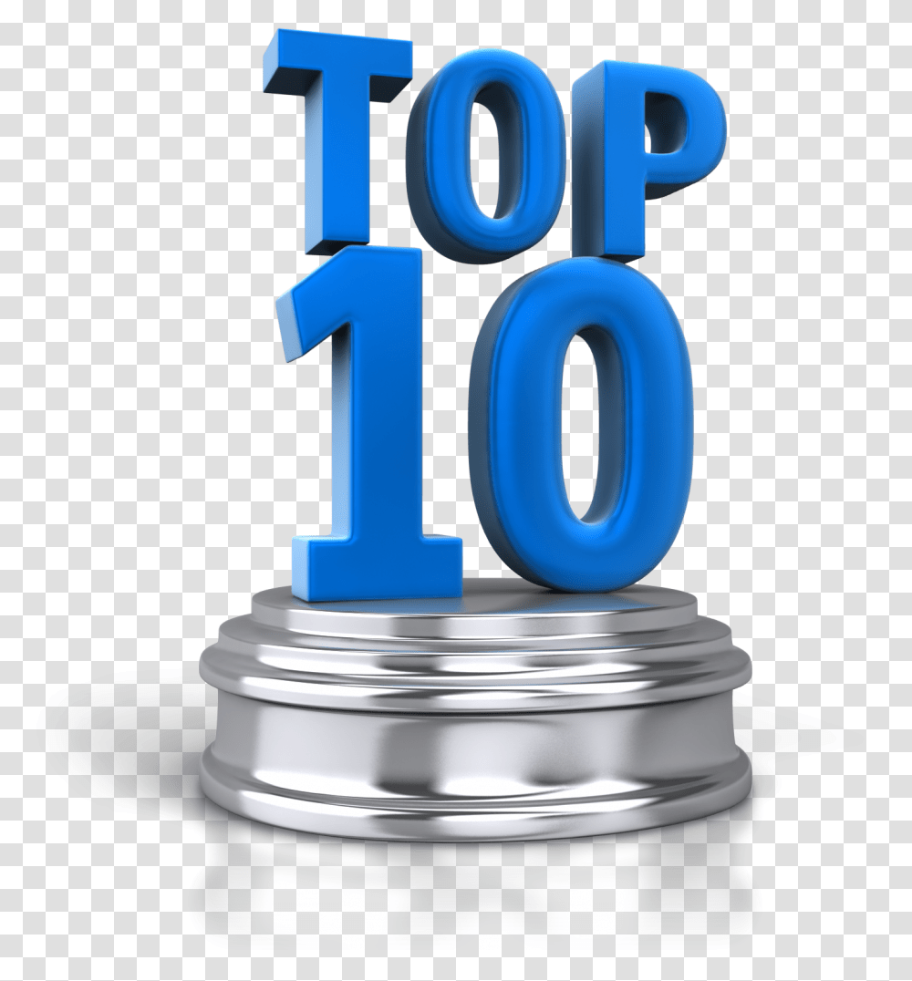 Top 10 List, Number, Wedding Cake Transparent Png