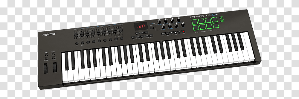 Top 10 Midi Keyboards Of 2020 Video Review Nektar Impact 61, Piano, Leisure Activities, Musical Instrument, Electronics Transparent Png