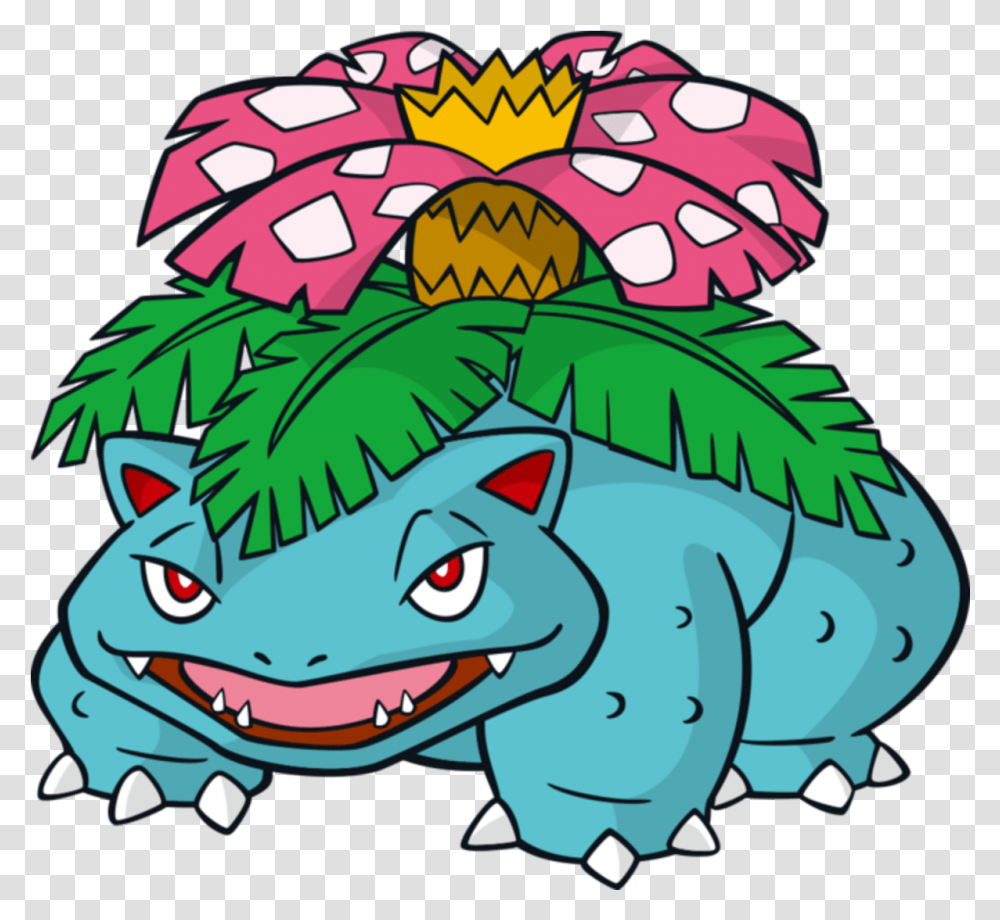 Top 10 Strongest Kanto Pokmon Levelskip Video Games Venusaur Pokemon, Graphics, Art, Dragon, Tree Transparent Png