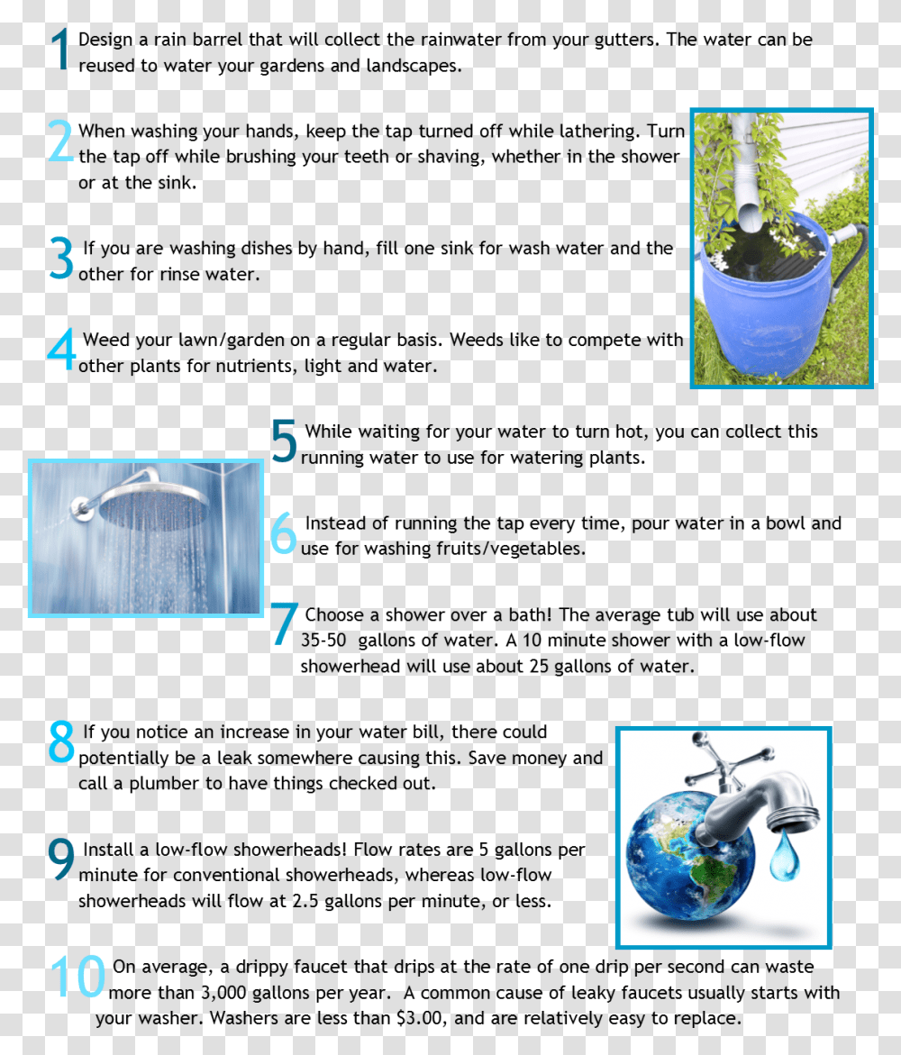 Top 10 Tips For Water Conservation Graphic Design, Astronomy, Outer Space, Universe Transparent Png