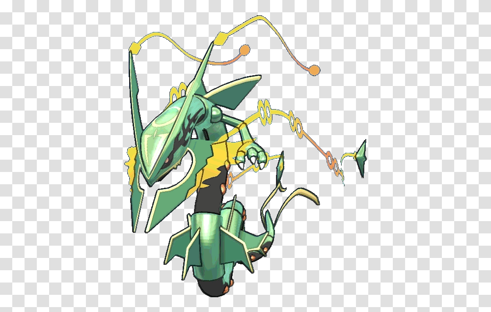 Top 5 Restricted Pokemon Of Ultra Series - Metagame Rayquaza Gif, Art, Statue, Sculpture, Animal Transparent Png