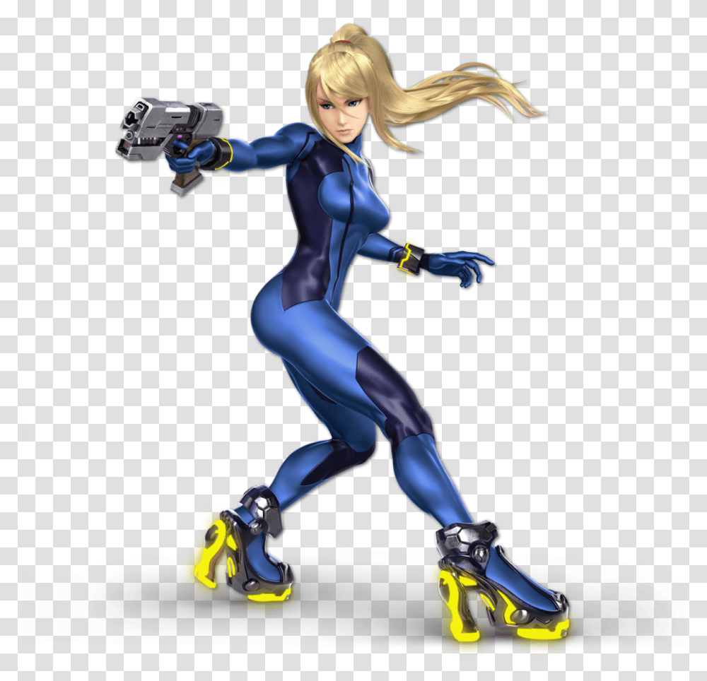 Top 50 Hottest Girls In Video Games Levelskip Zero Suit Samus Nerf Smash Ultimate, Person, Sport, Toy, Book Transparent Png