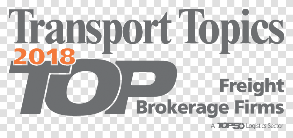Top 50 Sectors Brokerage Top Freight Brokerage Firms, Word, Number Transparent Png