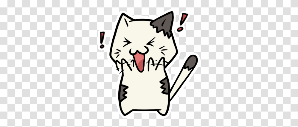 Top And Bobbis Face Hahahahaha Stickers For Android & Ios Happy Cartoon Cat Gif, Text, Seed, Grain, Produce Transparent Png