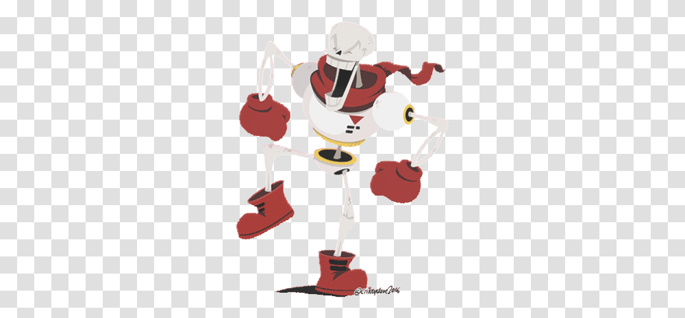 Top Angry Stickers For Android & Ios Gfycat Papyrus Stomping His Foot, Person, Human, People, Robot Transparent Png