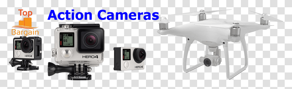 Top Bargain Action Cameras Dji Phantom 4 Pro Plus, Electronics, Gun, Weapon, Weaponry Transparent Png