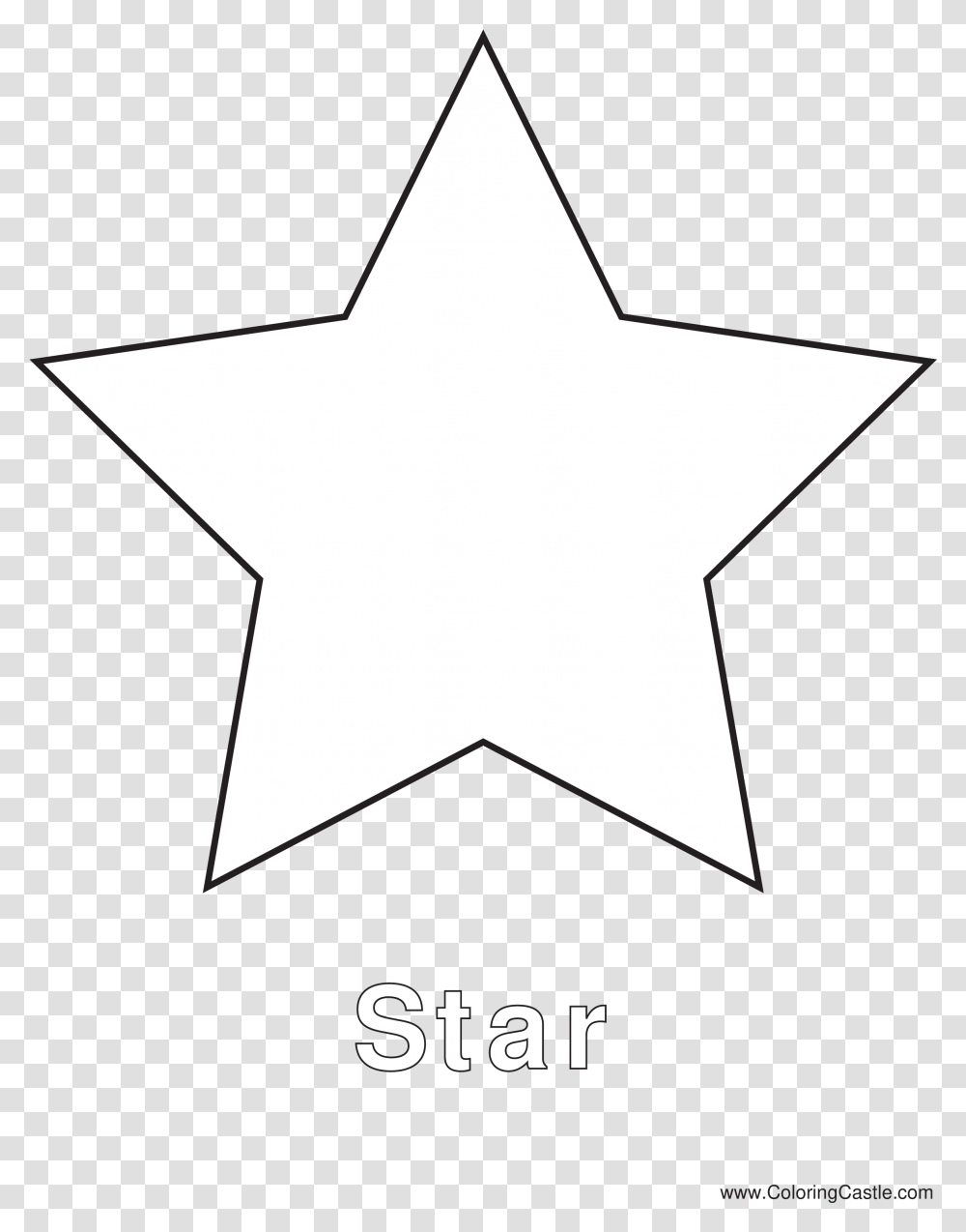 Top Christmas Shining Star Clipart Pictures Star Shape Coloring Pages, Symbol, Star Symbol, Cross Transparent Png
