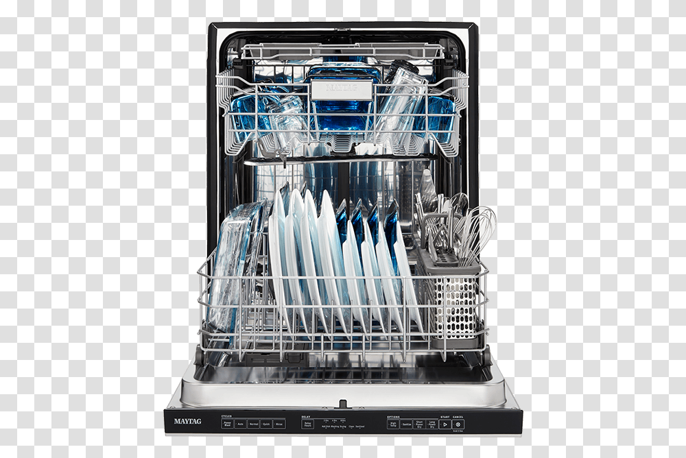 Top Control Dishwasher With Open Door Maytag Dishwasher Mdb8989shz Reviews, Appliance, Boat, Vehicle, Transportation Transparent Png