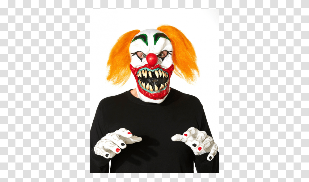 Top Creepy Clown Costumes For Halloween Entertainment, Performer, Person, Human, Sleeve Transparent Png