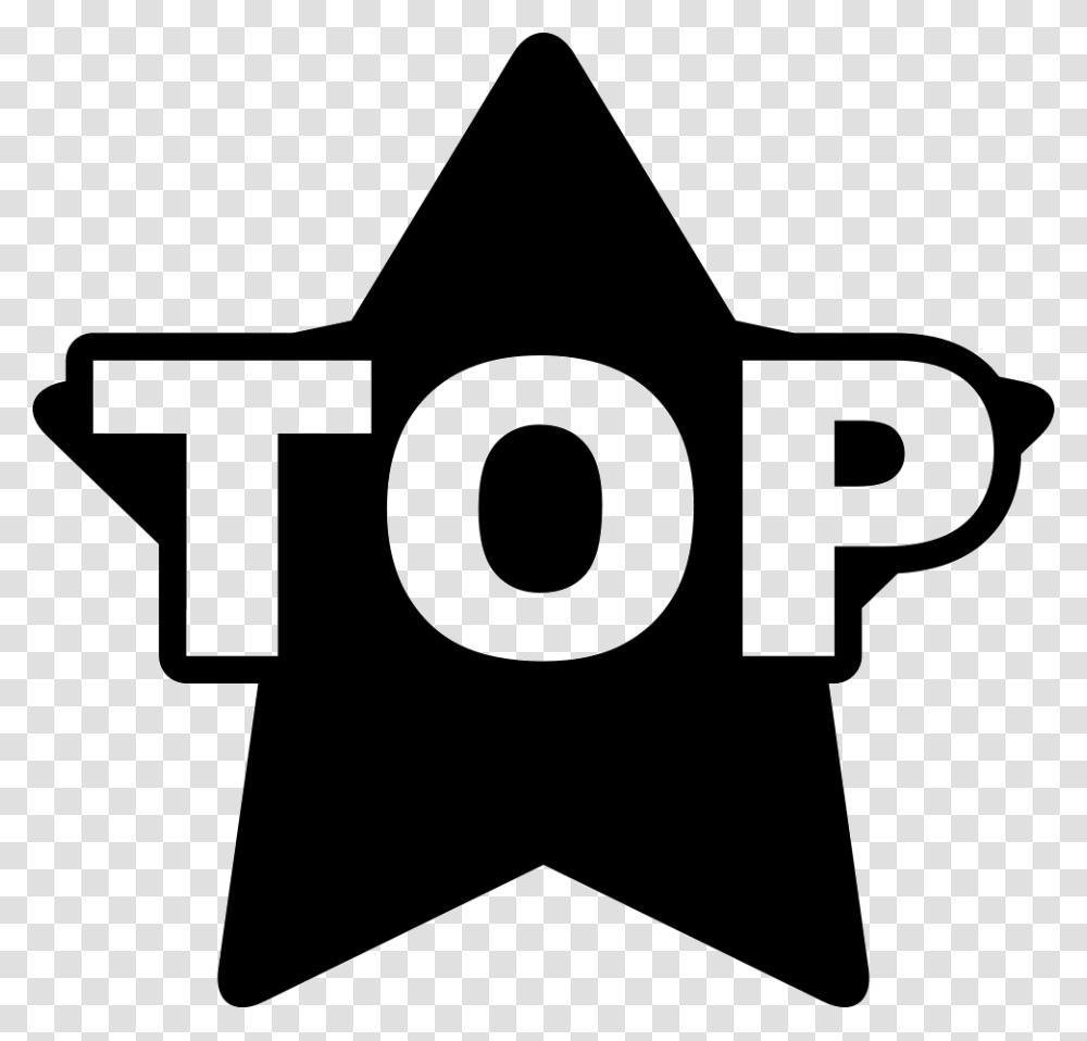 Top Games Star Favorite Games Icon, Label, Stencil Transparent Png