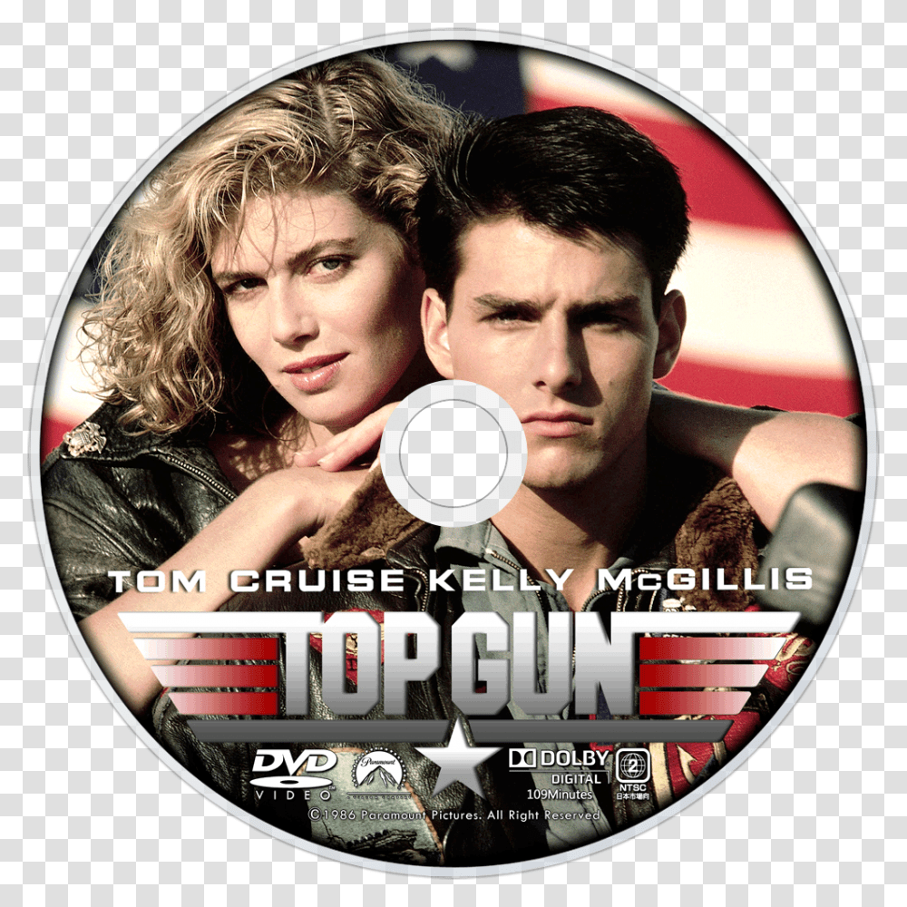 Top Gun Dvd Disc Image Tom Cruise Top Gun, Disk, Person, Human Transparent Png