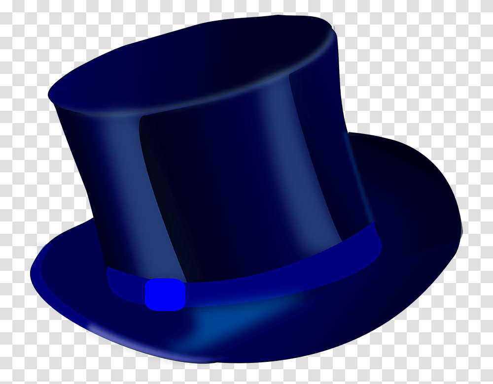 Top Hat Clipart Blue Top Hat, Apparel, Cowboy Hat, Sombrero Transparent Png