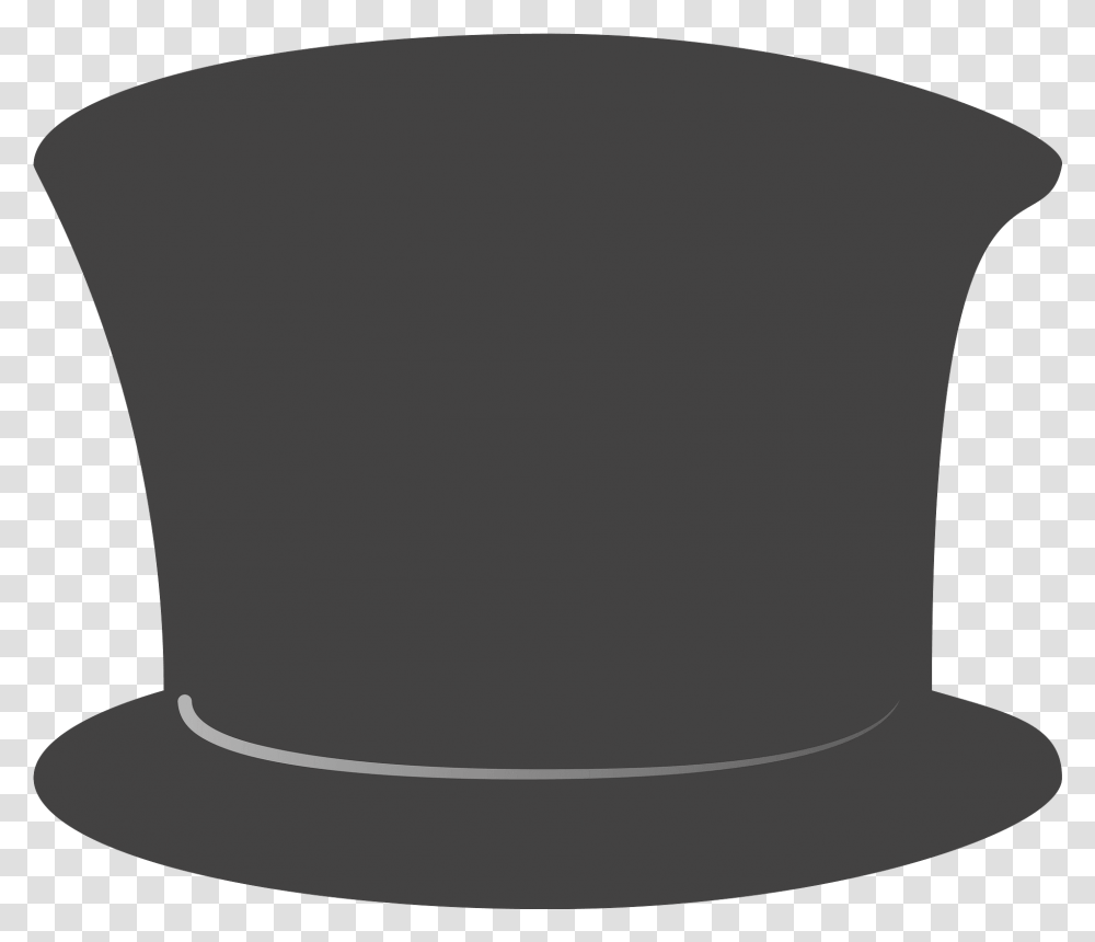 Top Hat Clipart Free Download Creazilla Sombrero De Smoking Para Dibujar, Clothing, Apparel, Baseball Cap, Sun Hat Transparent Png