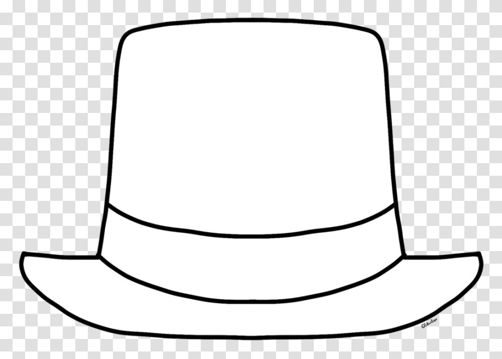 Top Hat Coloring Pages Coloring Pages, Apparel, Baseball Cap, Cowboy Hat Transparent Png