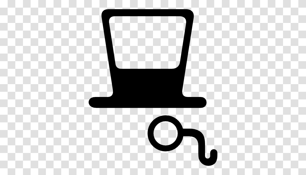 Top Hat Icon, Stencil, Lighting Transparent Png