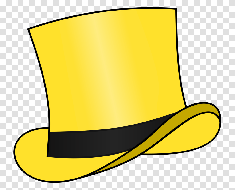 Top Hat T Shirt Clothing Bowler Hat, Apparel, Cowboy Hat, Banana, Fruit Transparent Png