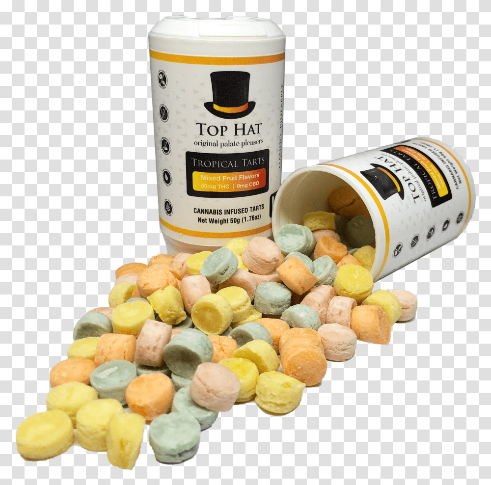 Top Hat Tarts Official Product Photo Pill, Medication, Tin, Can Transparent Png