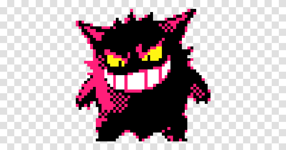 Top Haunter Gengar Stickers For Android Pokemon Crystal Gengar Sprite, Pac Man, Poster, Advertisement Transparent Png