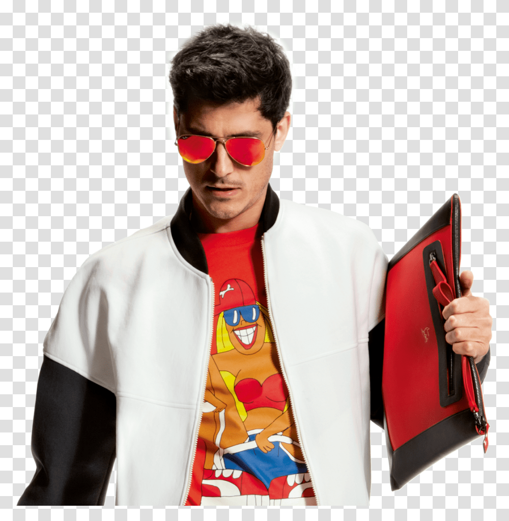 Top Image Stylish Menswear, Person, Sunglasses, Accessories Transparent Png