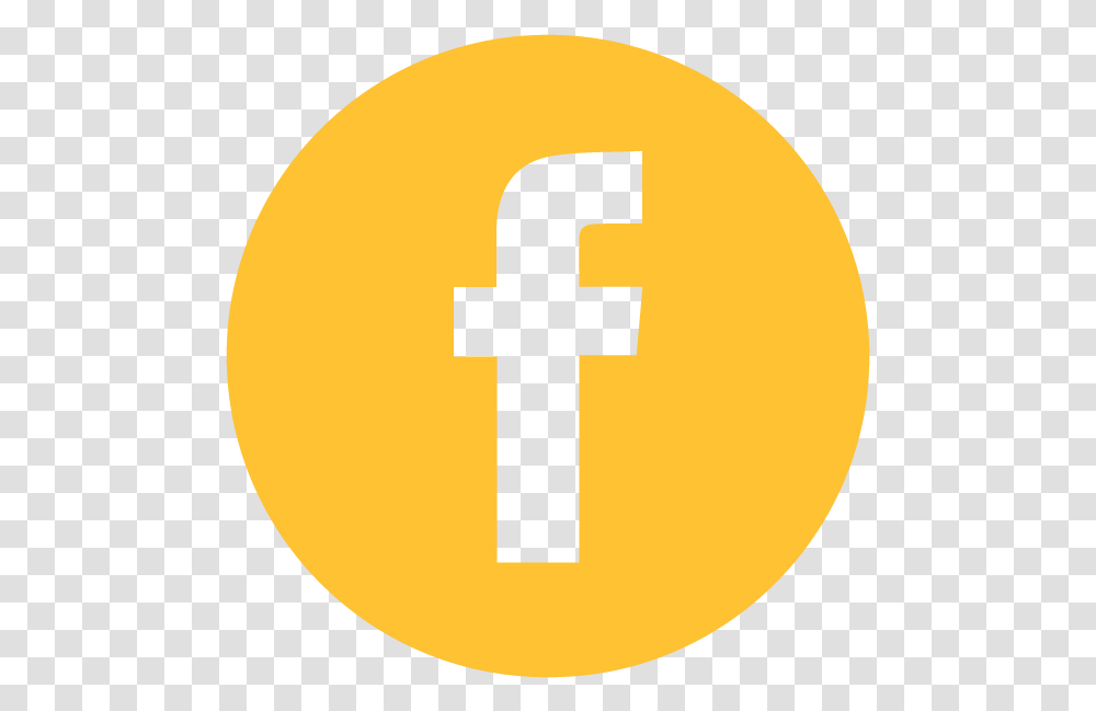 Top Images For Facebook Logo Icon Facebook Icon With Yellow Background, Symbol, Text, Trademark, Hand Transparent Png