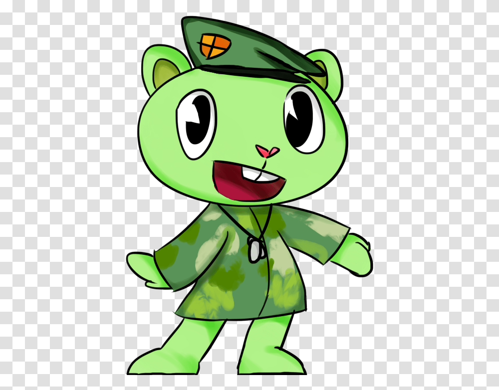 Top Images For Happy Tree Friends Mii On Picsunday Happy Tree Friends, Green, Plant, Vegetation, Elf Transparent Png