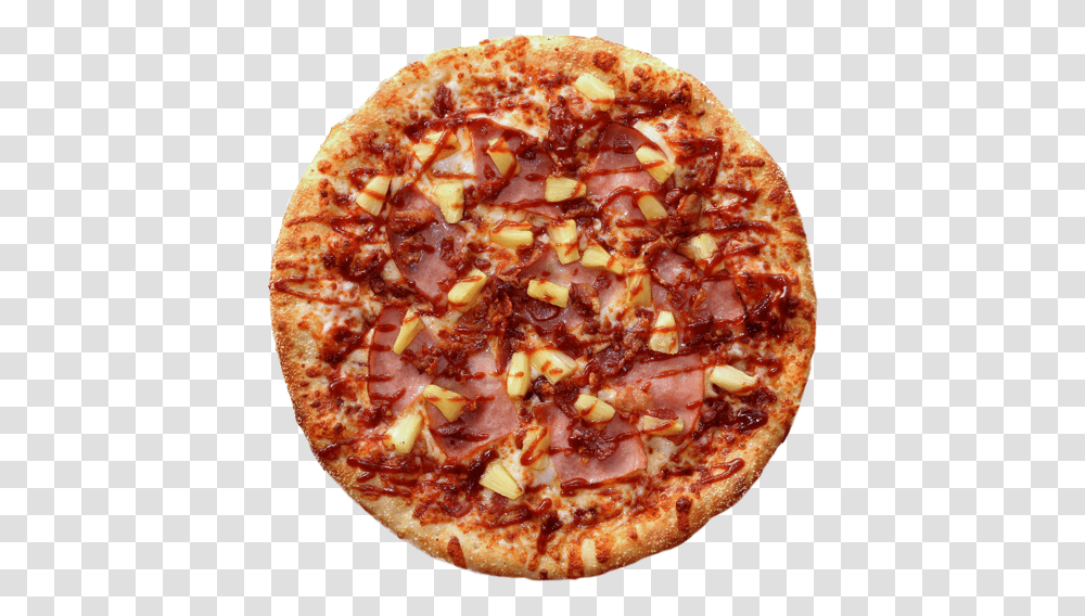 Top It Pizza Hawaii 5 0 4 Cheese Pizza New York, Food, Pork, Ham, Sliced Transparent Png