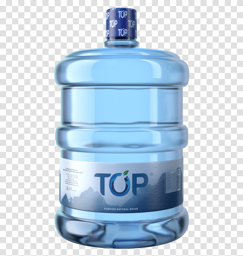 Top Jar Bottled Water In Ethiopia, Mineral Water, Beverage, Water Bottle, Drink Transparent Png