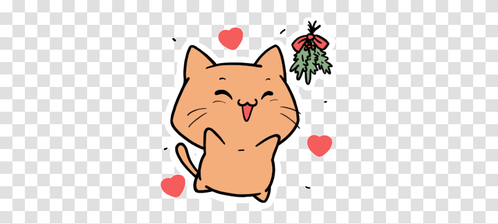 Top Kalel Kitten Gif Stickers For Android & Ios Gfycat Kiss Kiss Line Sticker, Plant, Flower, Blossom, Mouth Transparent Png