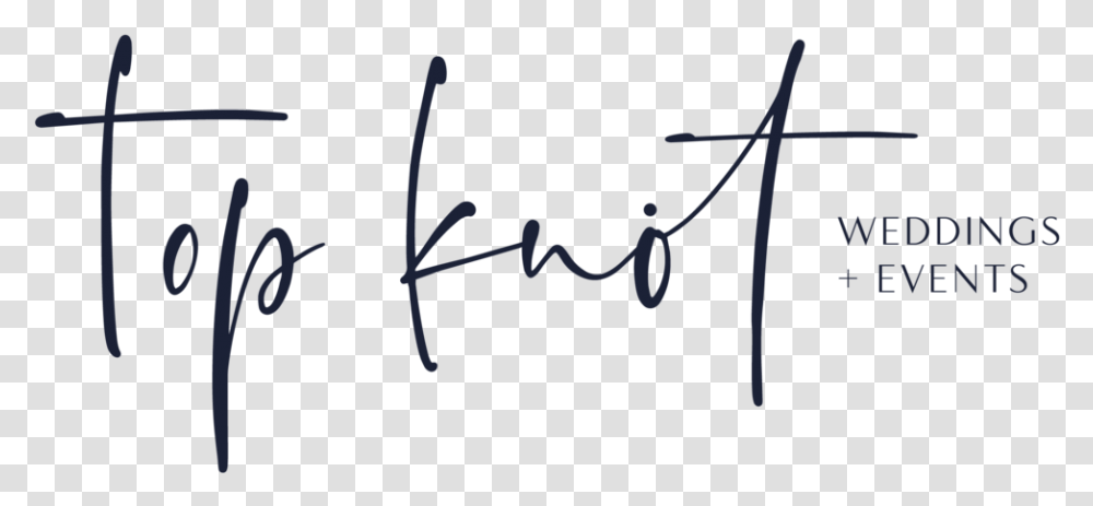 Top Knot Logo, Handwriting, Signature, Autograph Transparent Png