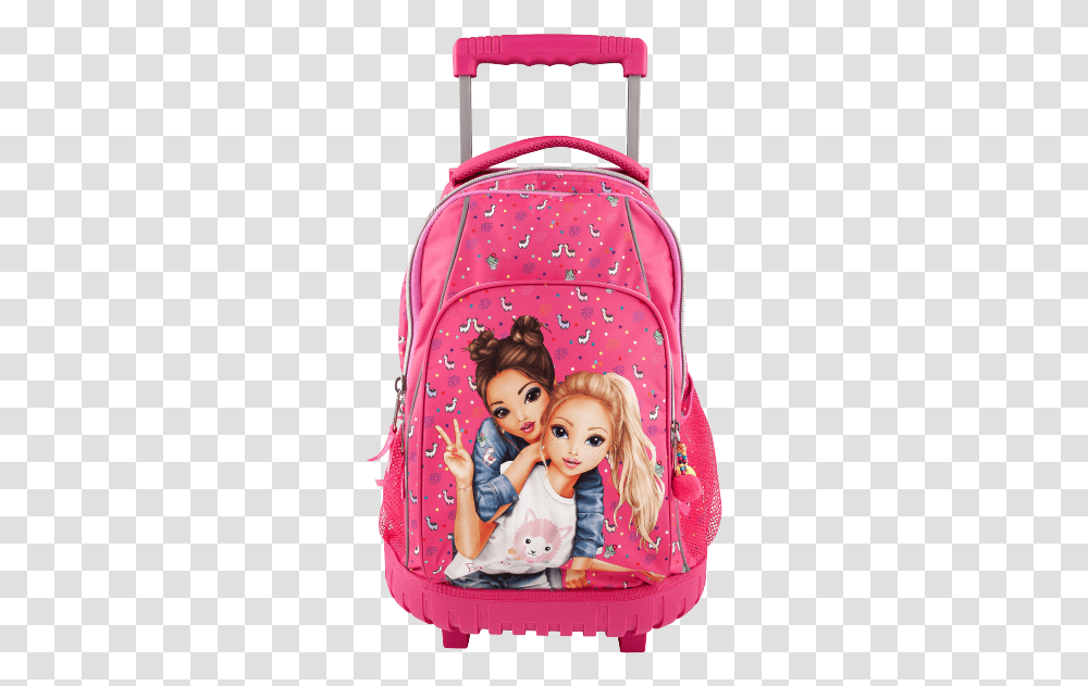 Top Model Backpack Top Model Trolley Backpack, Bag, Person, Human, Crib Transparent Png