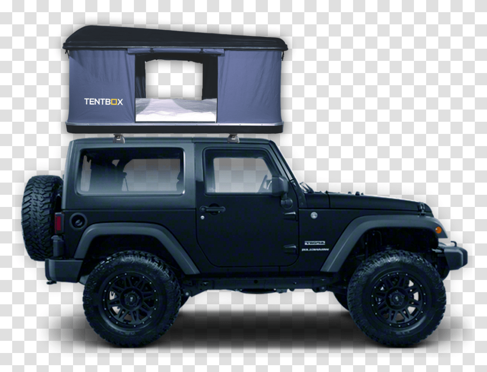 Top Of Car 2 Door Jeep Roof Top Tent, Vehicle, Transportation, Automobile, Truck Transparent Png