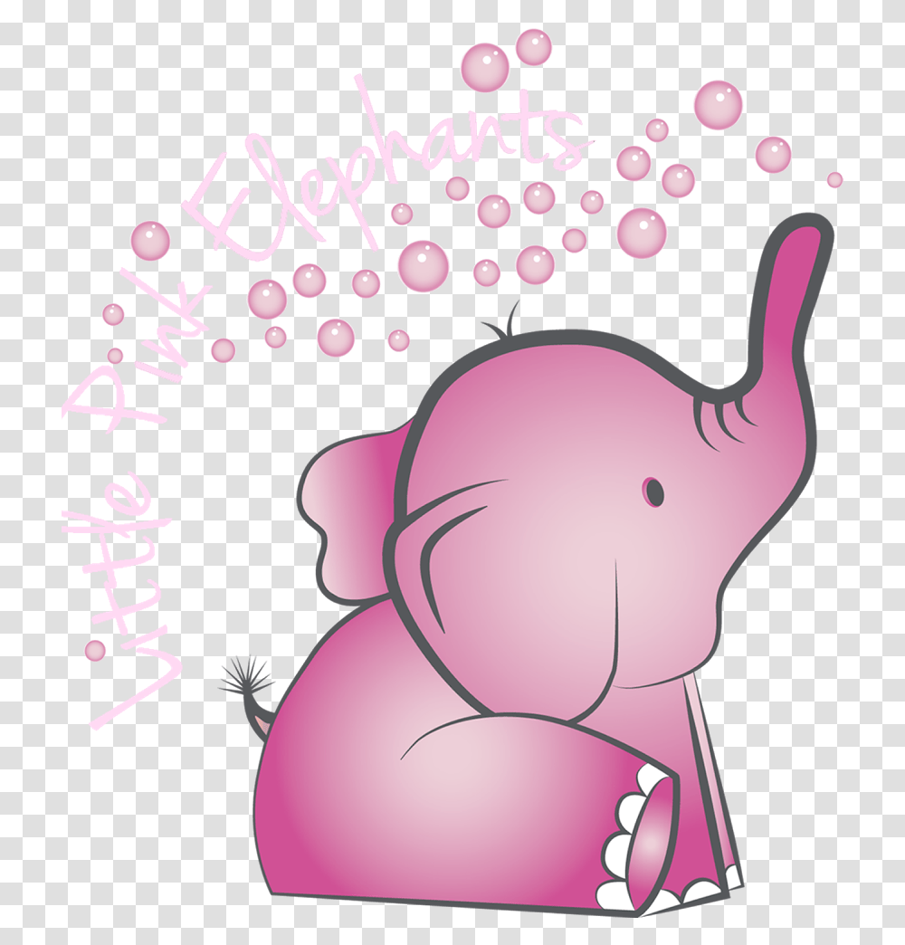 Top Pink Elephant Clip, Stomach, Purple Transparent Png