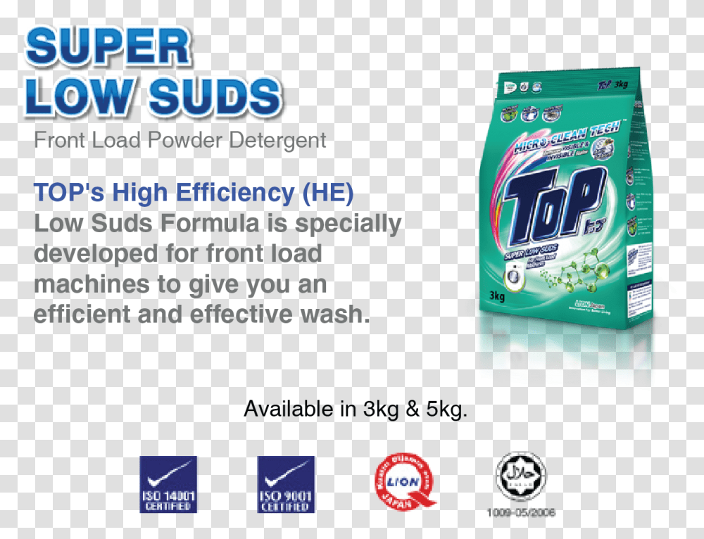Top Product 10 Top Front Load Detergent, Flyer, Poster, Paper, Advertisement Transparent Png