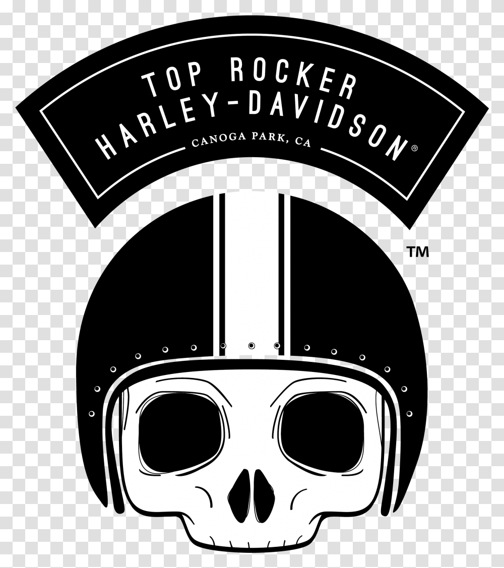 Top Rocker Harley Davidson Logo Six Bends Harley Davidson, Symbol, Text, Stencil Transparent Png