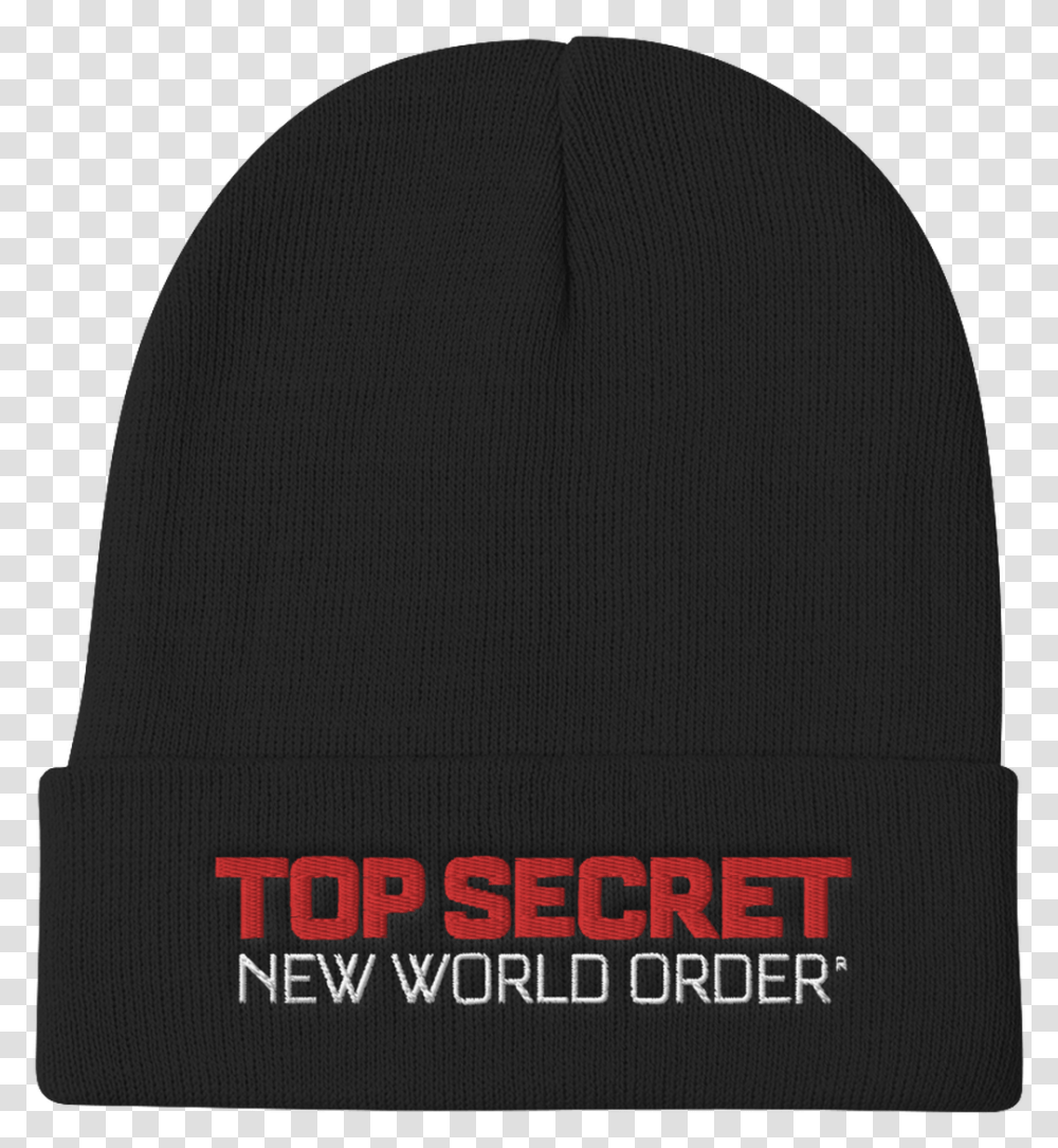 Top Secret Nwo Stocking Cap Beanie With A Bean, Clothing, Apparel, Hat, Baseball Cap Transparent Png