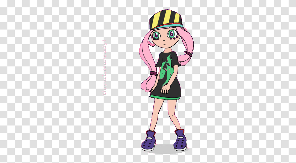 Top Splatoon Ink Stickers For Android & Ios Gfycat Animated Dancer Gif, Blonde, Woman, Girl, Kid Transparent Png