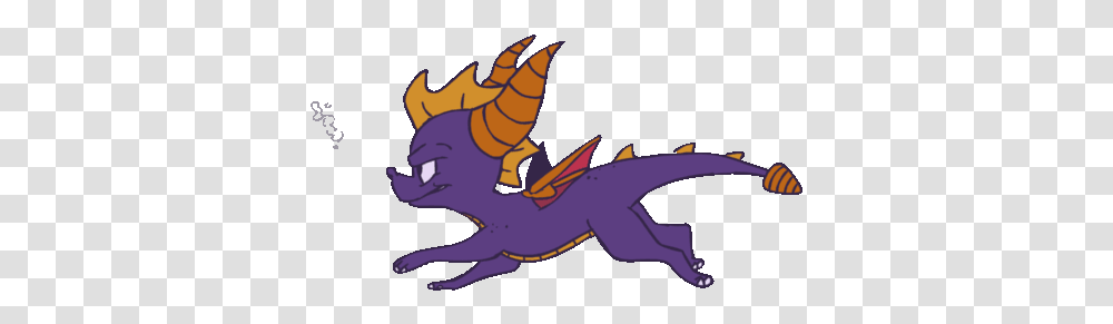 Top Spyro Dragon Stickers For Android Spyro Running, Animal, Invertebrate, Insect Transparent Png