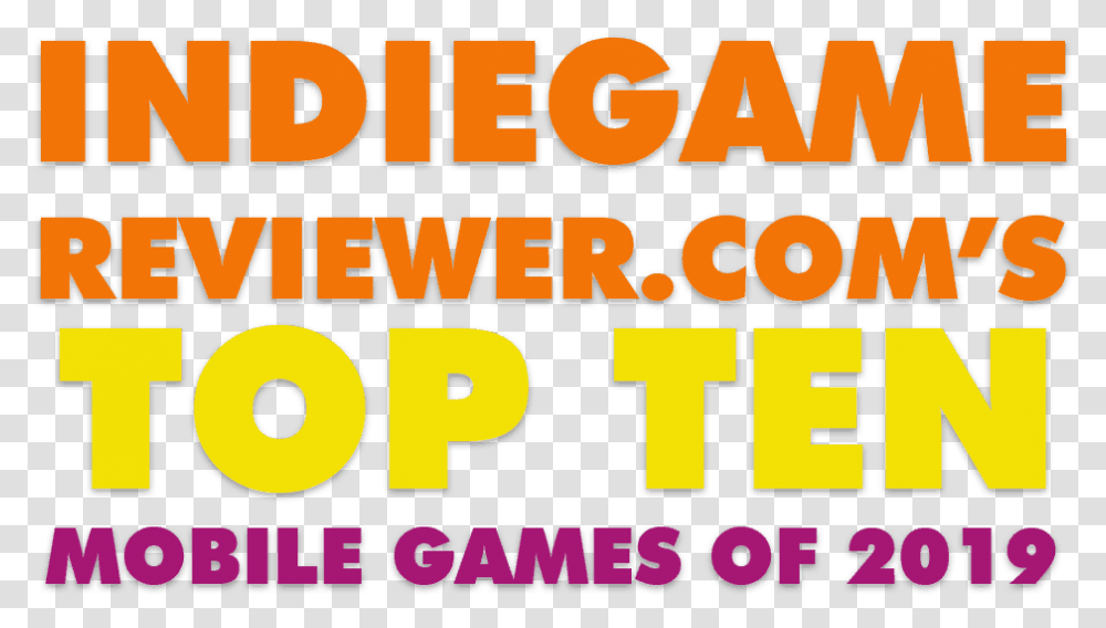 Top Ten Indie Mobile Games Graphics, Alphabet, Number Transparent Png
