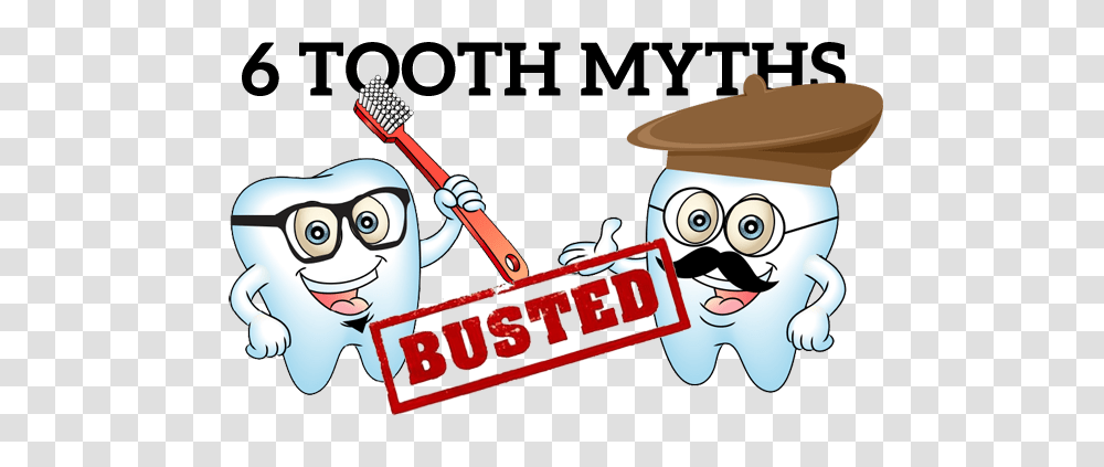 Top Tooth Myths Busted, Label, Outdoors, Poster Transparent Png